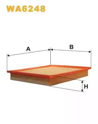 Повітряний фільтр WA6248 WIX FILTERS