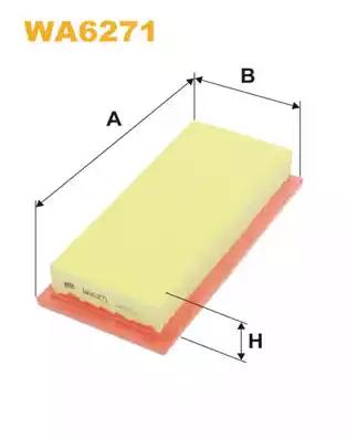 Фільтр повітряний WA6271 WIX FILTERS