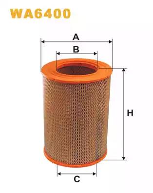 Фільтр повітряний WA6400 WIX FILTERS