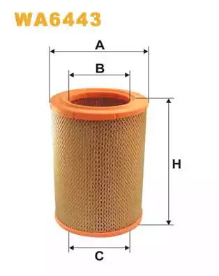 Фільтр повітряний WA6443 WIX FILTERS