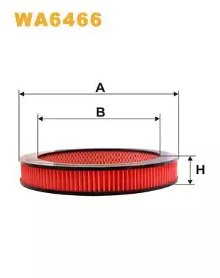 Повітряний фільтр WA6466 WIX FILTERS