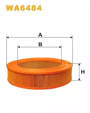 Фільтр повітряний WA6484 WIX FILTERS