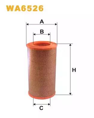 - фільтруючий елемент x262 fiat croma 1929 08.87-12.96 WA6526 WIX FILTERS