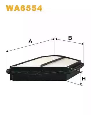 Повітряний фільтр WA6554 WIX FILTERS