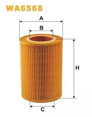 Фільтр повітряний WA6568 WIX FILTERS