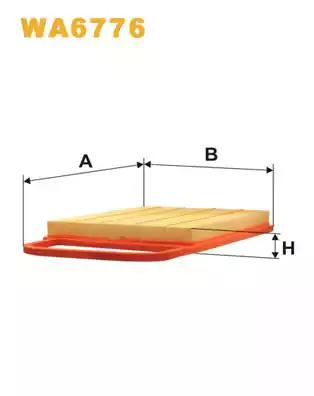 Фільтр повітряний WA6776 WIX FILTERS