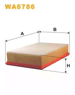 Повітряний фільтр WA6786 WIX FILTERS