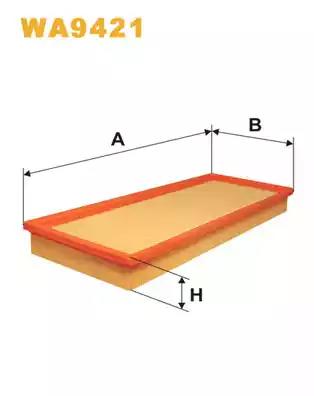 Фільтр повітряний WA9421 WIX FILTERS