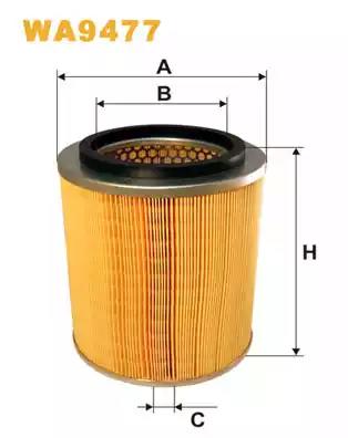 Повітряний фільтр WA9477 WIX FILTERS