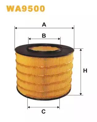 Повітряний фільтр WA9500 WIX FILTERS