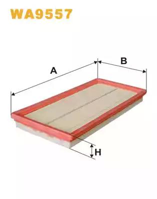 Фільтр повітряний WA9557 FILTRON