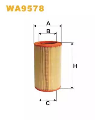 Фильтр воздушный ar 234/4 WA9578 WIX FILTERS