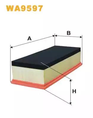 Повітряний фільтр WA9597 WIX FILTERS