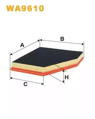 Повітряний фільтр WA9610 WIX FILTERS