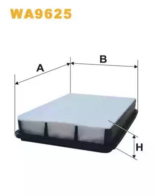 Повітряний фільтр WA9625 WIX FILTERS