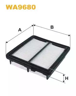 Фільтр повітряний WA9680 WIX FILTERS