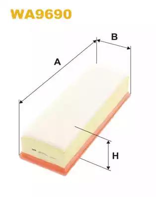 Фильтр воздушный ap 134/9 WA9690 WIX FILTERS