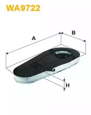 Повітряний фільтр WA9722 WIX FILTERS