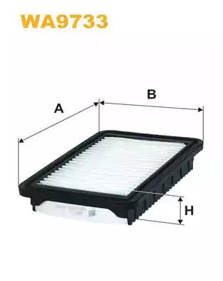 Фільтр повітряний WA9733 WIX FILTERS