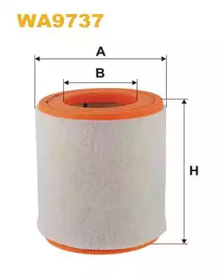 Фільтр повітряний WA9737 WIX FILTERS