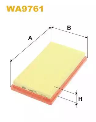 Повітряний фільтр WA9761 WIX FILTERS
