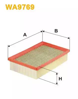 Фільтр повітряний WA9769 WIX FILTERS