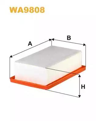 Фільтр повітряний smart 0.9 1.0 14- renault twingo 0.9 1.0 14- вир-во... WA9808 WIX FILTERS