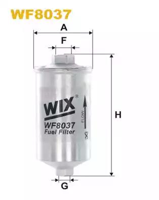 Фільтр паливний WF8037 WIX FILTERS