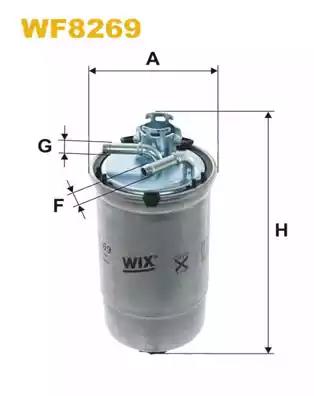 Фільтр паливний WF8269 WIX FILTERS