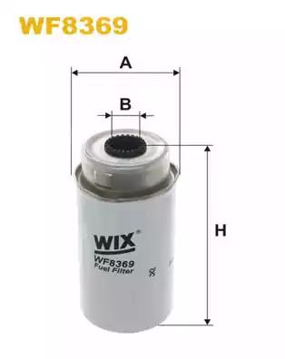 Фильтр топливный pp 848/4 WF8369 WIX FILTERS