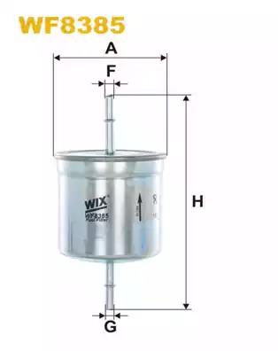Фільтр палива WF8385 WIX FILTERS