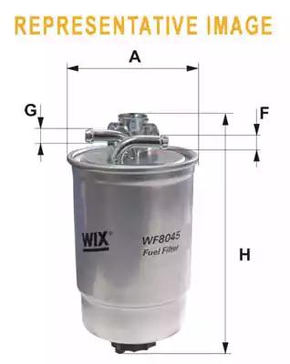 Фільтр паливний WF8389 WIX FILTERS