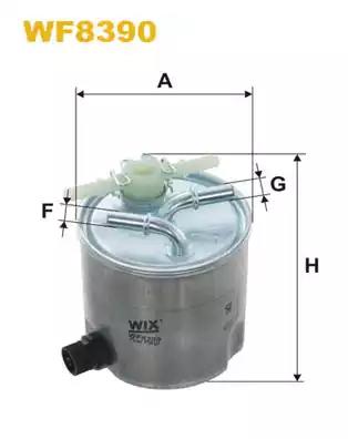 Фільтр повітряний WF8390 WIX FILTERS