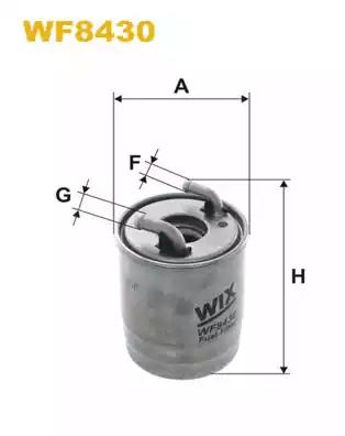 Фільтр палива WF8430 WIX FILTERS