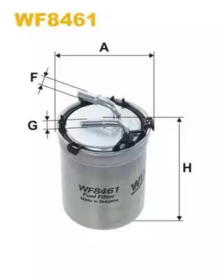 Фільтр палива WF8461 WIX FILTERS