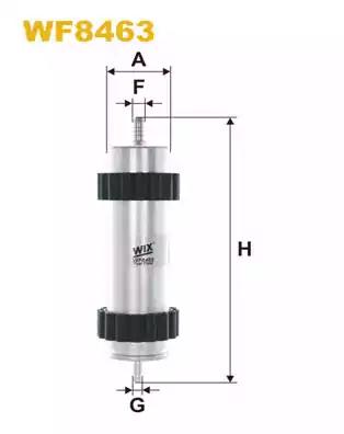 Фільтр паливний WF8463 WIX FILTERS