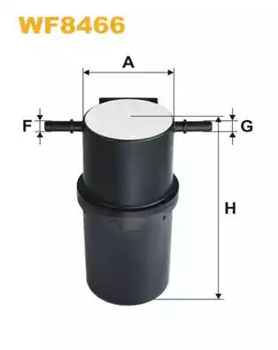 Фільтр паливний WF8466 WIX FILTERS