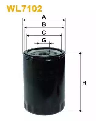 Масляний фільтр спортивний WL7102 WIX FILTERS