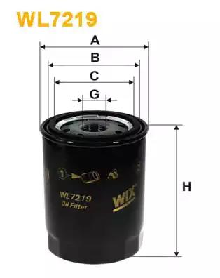 Масляний фільтр спортивний WL7219 WIX FILTERS