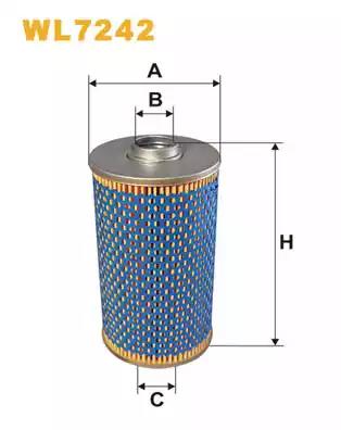 Фільтр оливний WL7242 WIX FILTERS