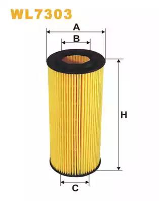 Масляний фільтр спортивний WL7303 WIX FILTERS