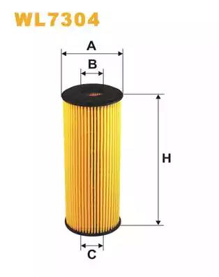 Фильтр масляный oe 640/3 WL7304 WIX FILTERS