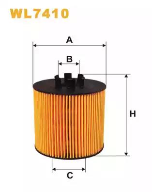 Масляний фільтр WL7410 WIX FILTERS