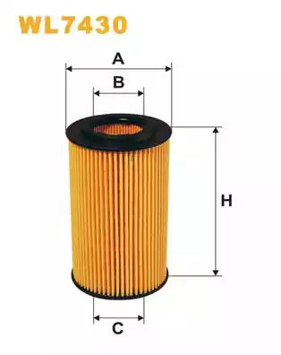 Масляний фільтр спортивний WL7430 WIX FILTERS