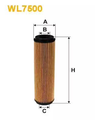 Фильтр масляный oe 640/10 WL7500 WIX FILTERS