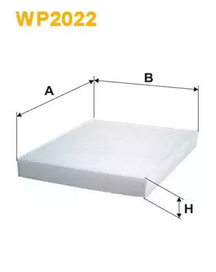 Фільтр салону WP2022 WIX FILTERS