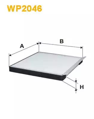 Фільтр салону WP2046 WIX FILTERS