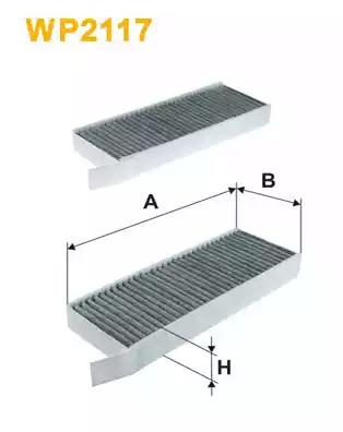 Фільтр салону WP2117 WIX FILTERS