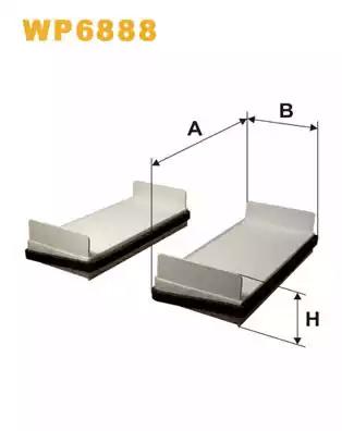 Фільтр салону WP6888 WIX FILTERS