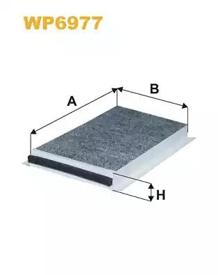 Фільтр салону WP6977 WIX FILTERS